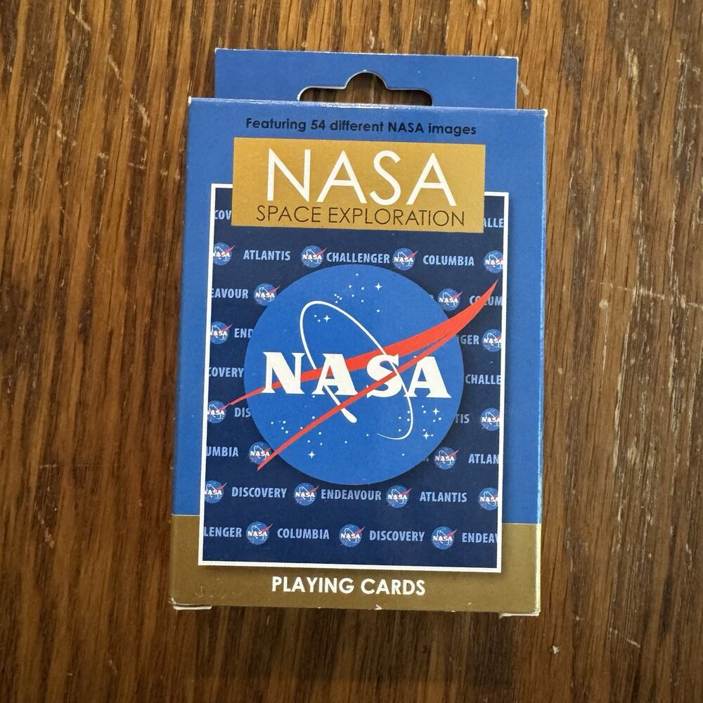 NASA Space Shuttle Exploration Playing Cards‎ 54 Images New Sealed Italy 2008